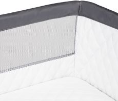 Приставне ліжечко Lionelo Theo Dark Grey